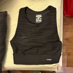 Stronger Black Women's Sports Bra